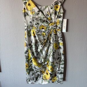 Maggy London Floral Spring Summer Dress Size 8 Garden Party!